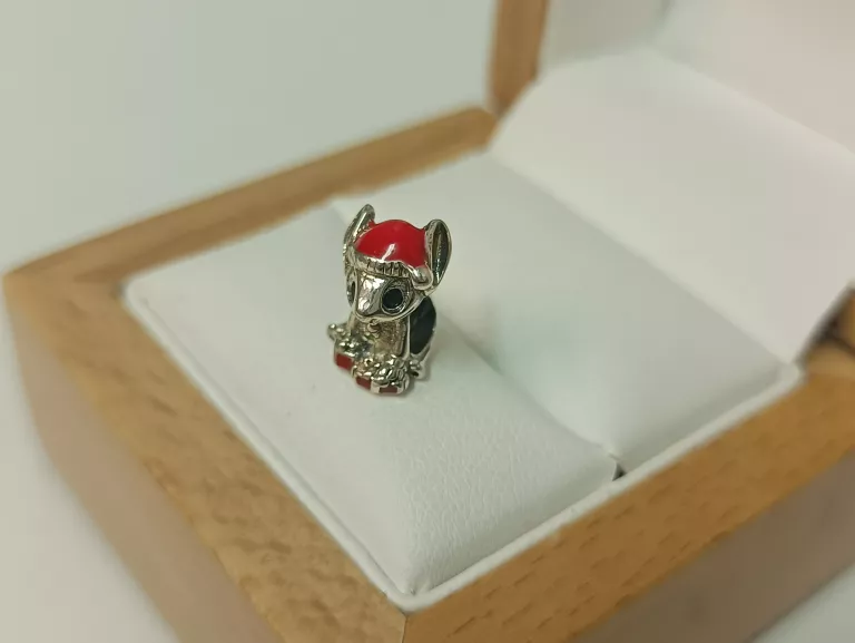 PIĘKNY SREBRNY CHARMS DISNEY STITCH PANDORA