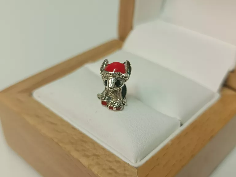 PIĘKNY SREBRNY CHARMS DISNEY STITCH PANDORA