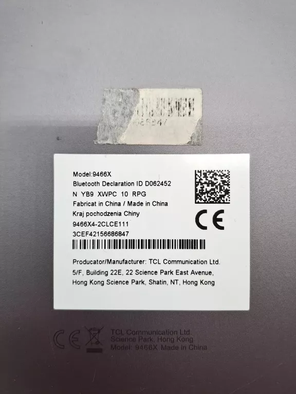 TABLET TCL 9466X 4/128GB