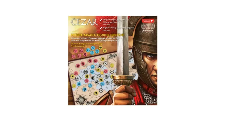 GRA PLANSZOWA CEZAR NASZA KSIĘGARNIA GRA STRATEGICZNA