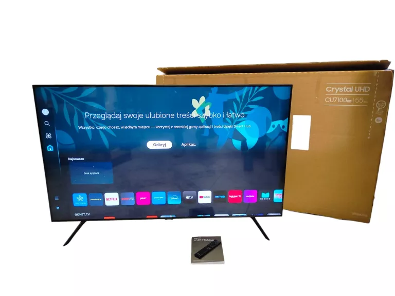 TELEWIZOR LED SAMSUNG UE55CU7172UXXH 55' 4K SMART