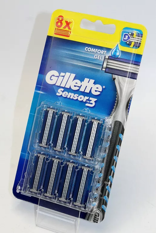 WKŁADY DO MASZYNKI DO GOLENIA GILLETTE SENSOR 3 8SZT.
