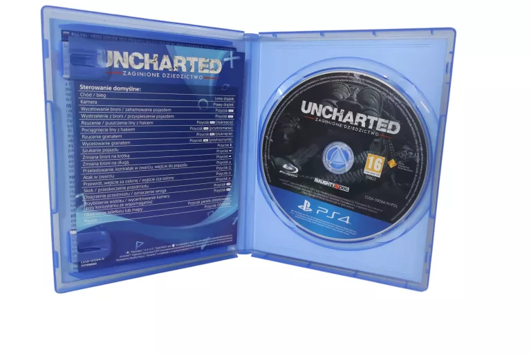 GRA PS4 UNCHARTED ZAGINIONE DZIEDZICTWO