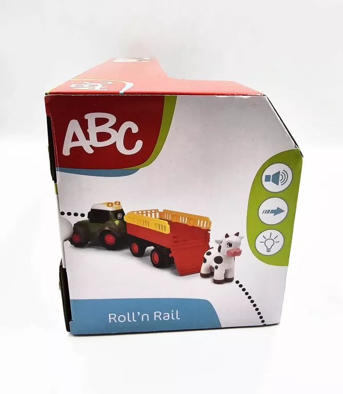 TRAKTOR Z PRZYCZEPĄ I KRÓWKĄ DICKIE TOYS FENDT / 2041150112KI