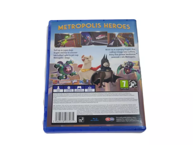 DC LIGA SUPER-PETS PRZYGODY KRYPTO I ASA PS4.