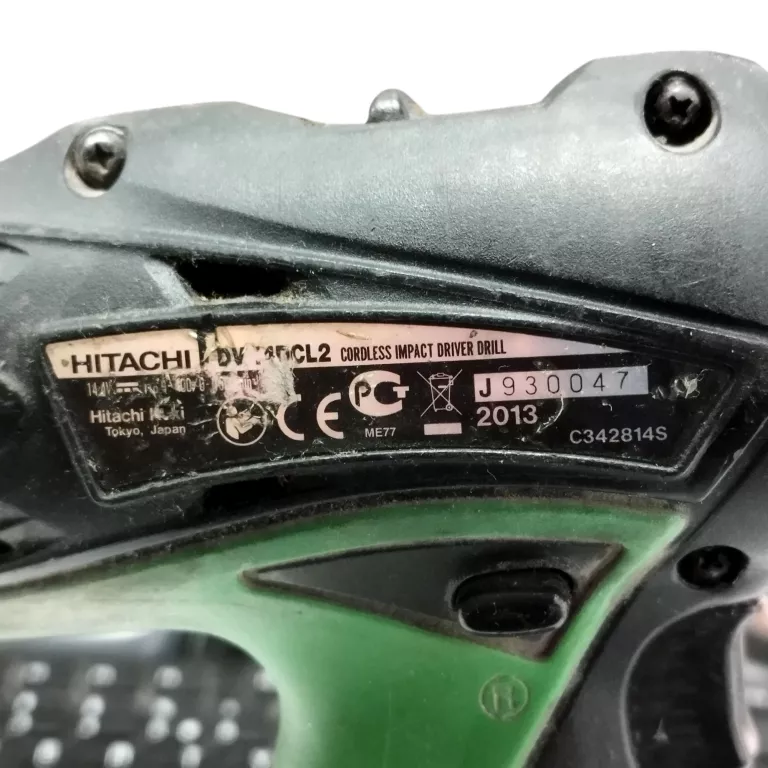 WKRETARKA HITACHI DV14DCL2 + AKUMULATOR + ŁADOWARKA