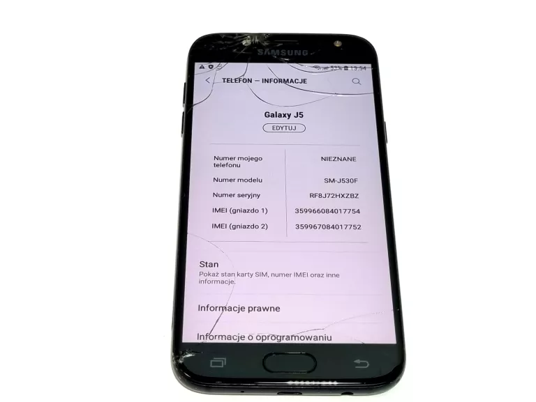 SAMSUNG GALAXY J5 NFC 16GB ANDROID 8.1 #ZBITY