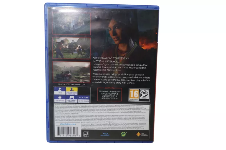 GRA PS4 UNCHARTED ZAGINIONE DZIEDZICTWO