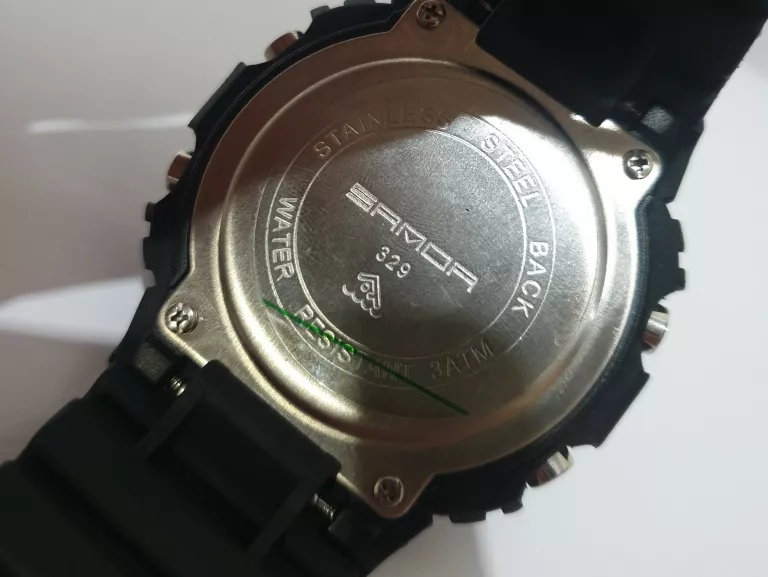 ZEGAREK SANDA 329 SPORTOWY CYFROWY G STYLE STOPER ALARM DATA