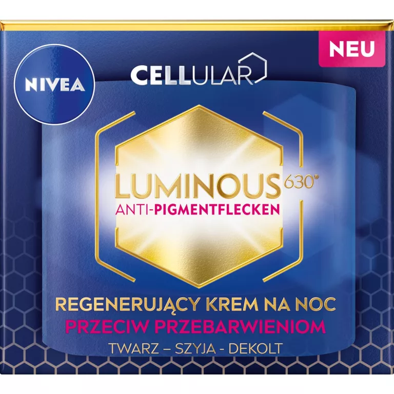 NIVEA CELLULAR LUMINOUS 630 KREM DO TWARZY NA PRZEBARWIENIA - NA NOC 50 ML