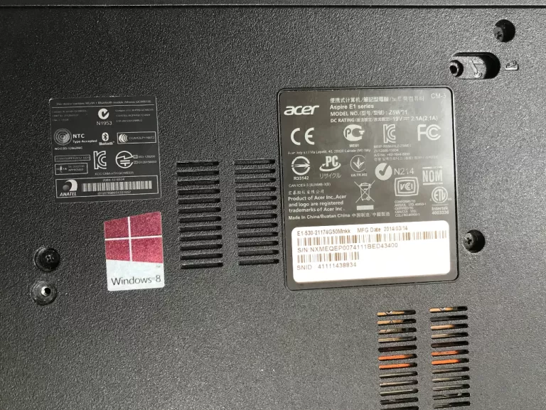 LAPTOP ACER ASPIRE INTEL R 4/500 HDD + ŁAD