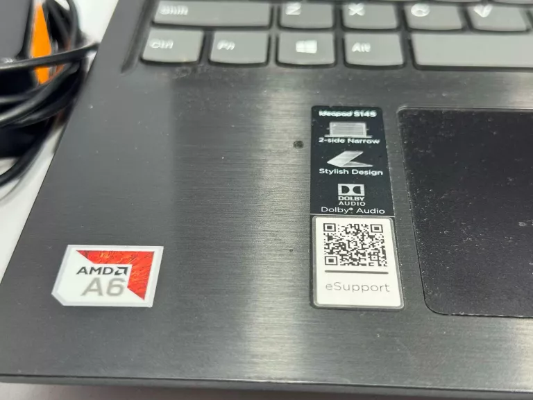 LAPTOP LENOVO IDEAPAD S145-15API : AMD A6 4GB 256GB