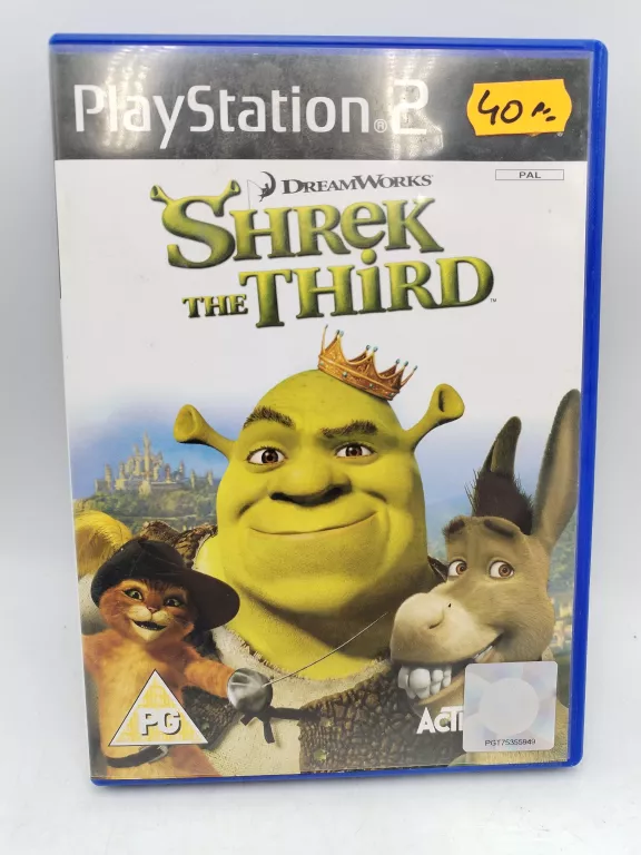 GRA NA PS2 SHREK THE THIRD