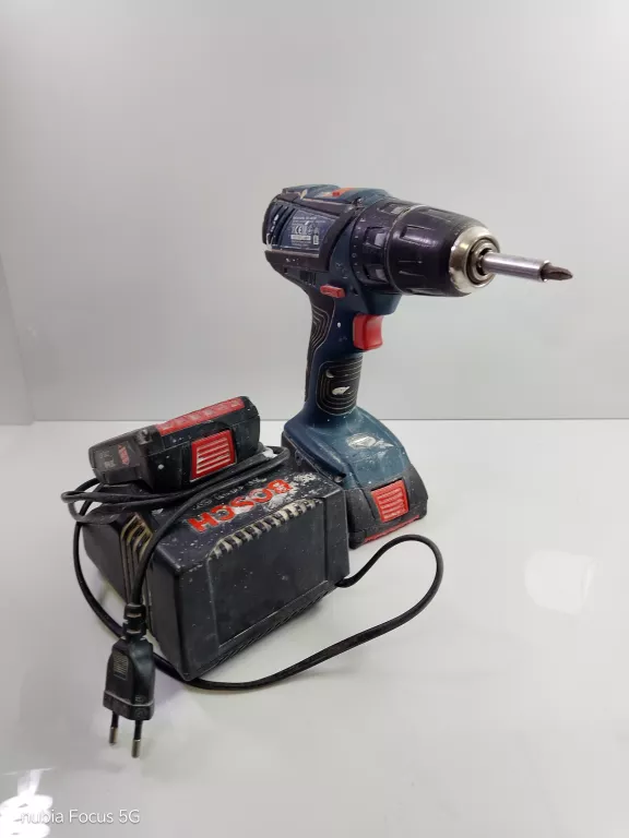 WKRĘTARKA BOSCH GSR 18-2 +ŁADOWARKA +2AKU