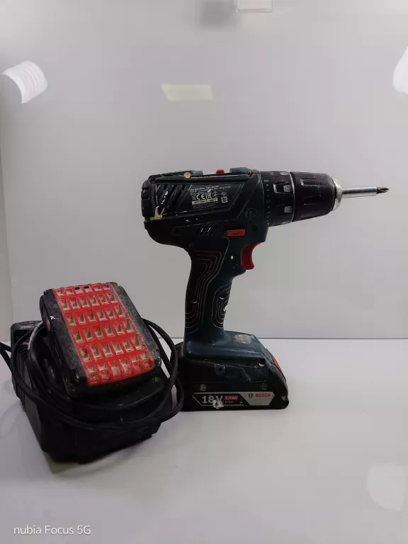 WKRĘTARKA BOSCH GSR 18-2 +ŁADOWARKA +2AKU