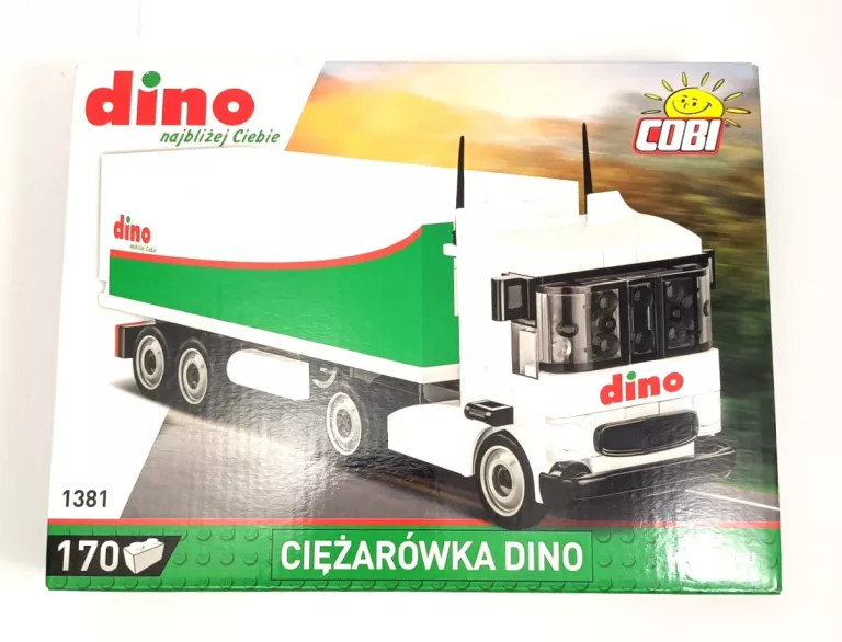 KLOCKI COBI CIĘŻARÓWKA DINO