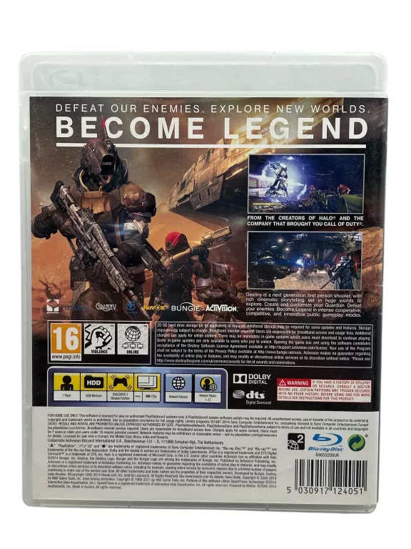 GRA DESTINY SONY PLAYSTATION 3