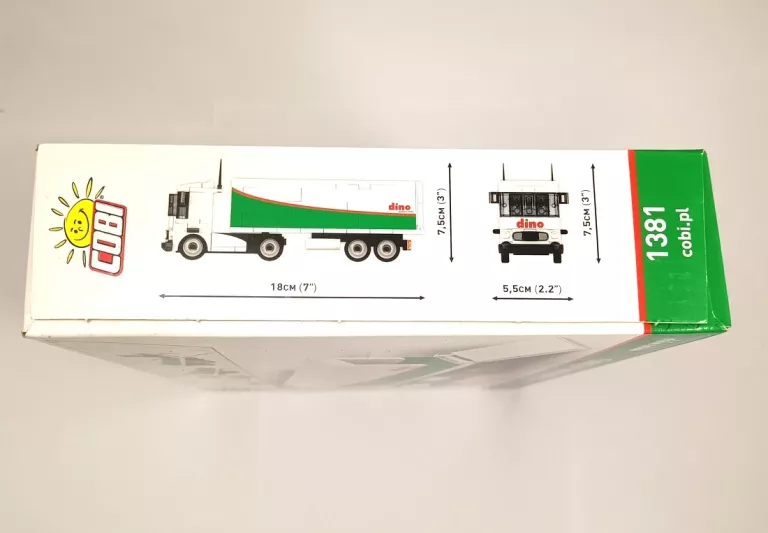 KLOCKI COBI CIĘŻARÓWKA DINO
