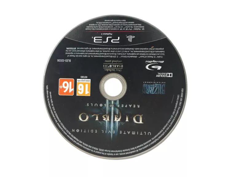GRA PS3 DIABLO 3 BRAK PUDEŁKA