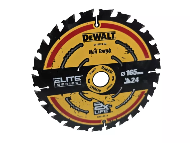 TARCZA PILARSKA DO DREWNA 165X20MM ELITE DEWALT DT10624-QZ