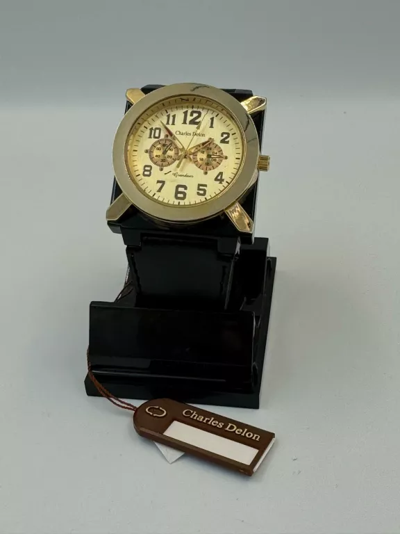 ZEGAREK CHARLES DELON 4837 ZŁOTA TARCZA