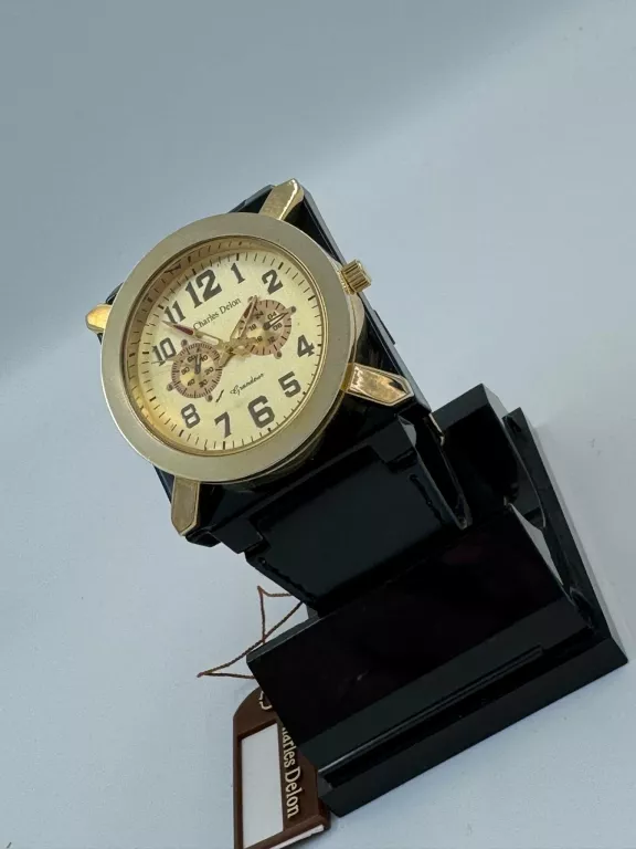 ZEGAREK CHARLES DELON 4837 ZŁOTA TARCZA