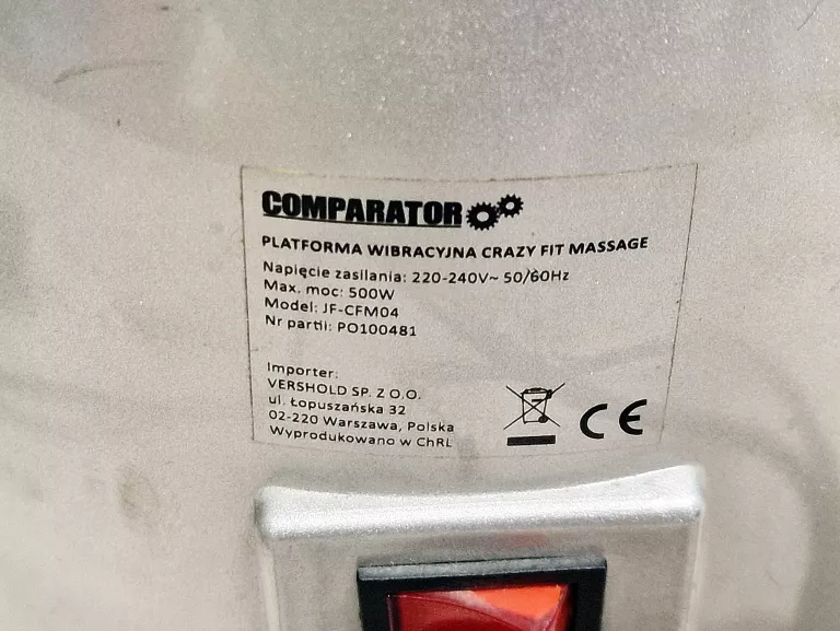 PLATFORMA WIBRACYJNA COMPATOR JF-CFM04