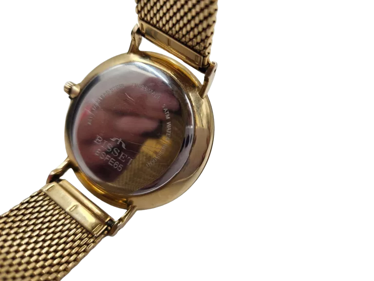 ZEGAREK MĘSKI BISSET BSDF43M ZŁOTY