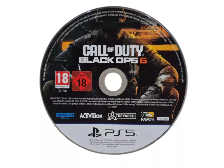 GRA NA SONY PLAYSTATION 5 PS5 CALL OF DUTY: BLACK OPS 6