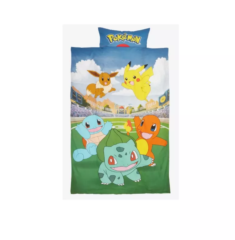 POŚCIEL POKEMON 140X200 CM 70X80/90CM