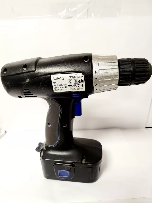 WKRĘTARKA CMI CDD10180T8 Z 2 AKUMULATORAMI I ŁADOWARKĄ