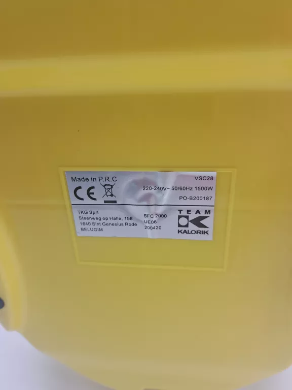 URZĄDZENIE PAROWE KALORIK VSC28