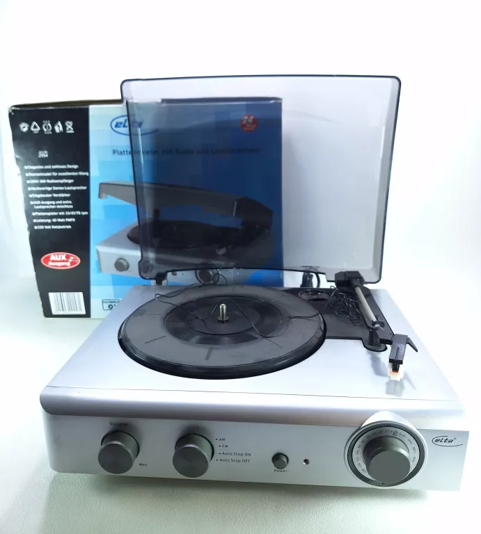 ADAPTER GRAMOFON Z RADIEM ELTA W PUDEŁKU