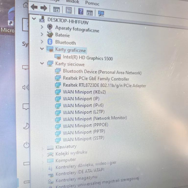 LAPTOP HP 15-BS155NW 15,6 " INTEL CORE I3 4 GB / 1000 GB CZARNY
