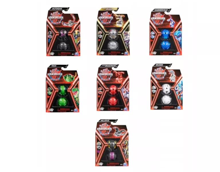 SPIN MASTER BAKUGAN KULA PODSTAWOWA Z FIGURKĄ WYSYŁKA LOSOWO
