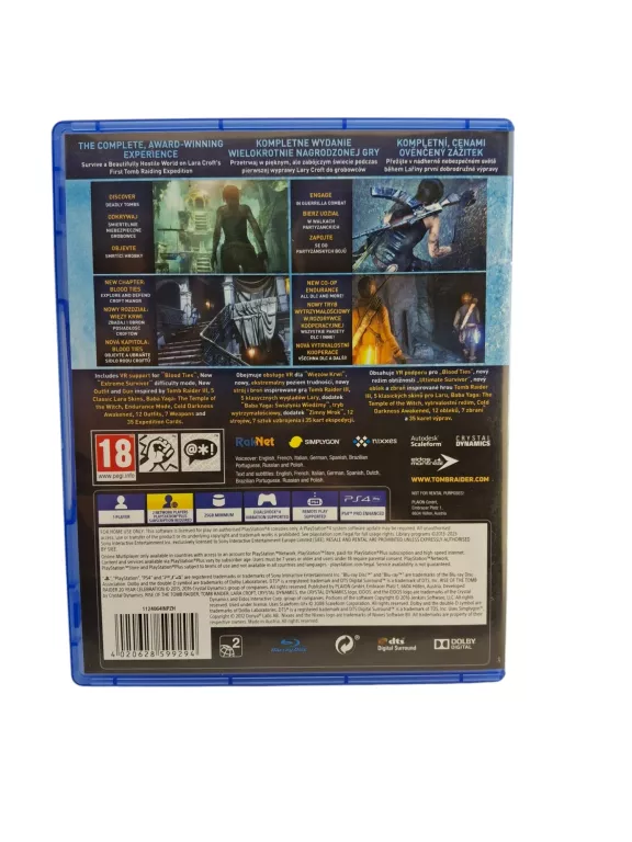 GRA NA PS4 RISE OF THE TOMB RAIDER
