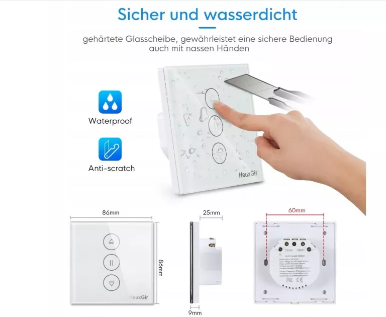 WYŁĄCZNIK ROLETOWY WIFI PRZEŁĄCZNIK ALEXA ECHO I GOOGLE HOME