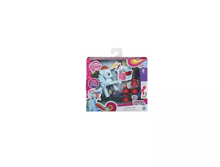 MY LITTLE PONY RAINBOW DASH KUCYK FIGURKA + AKCESORIA