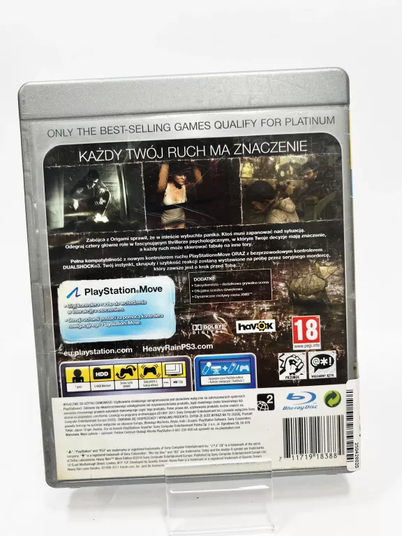 GRA PS3 HEAVY RAIN MOVE EDITION