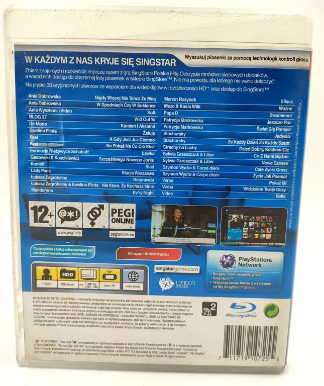 GRA SINGSTAR POLSKIE HITY PS3 !! WARTO !!