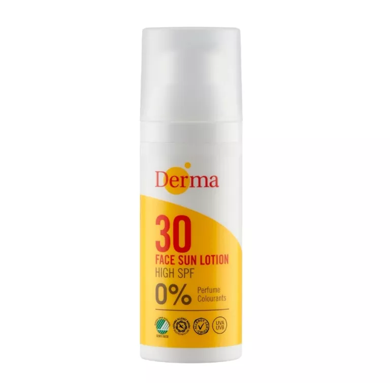 DERMA SUN KREM PRZECIWSŁONECZNY DO TWARZY DO OPALANIA OCHRONNY SPF30 50 ML