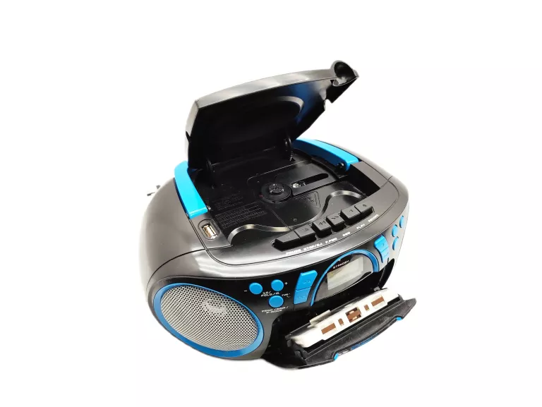 BOOMBOX PRZENOŚNY HYUNDAI 788N USB AUX CD MP3 WYŚWIETLACZ RADIO FM CYFROWE