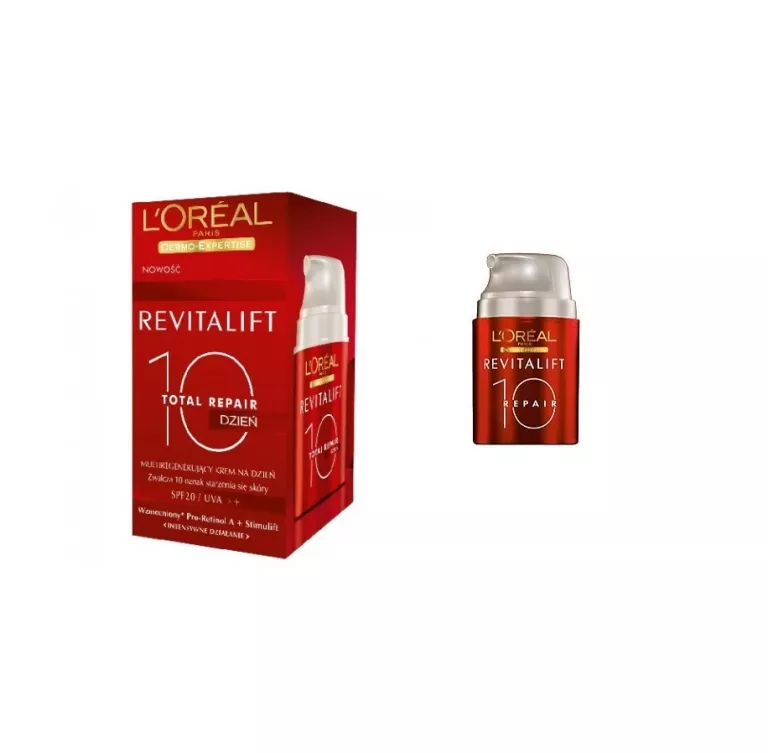 LOREAL REVITALIFT KREM NA DZIEŃ TOTAL REPAIR 10 MULTI-REGENERUJĄCY NA ZMAR