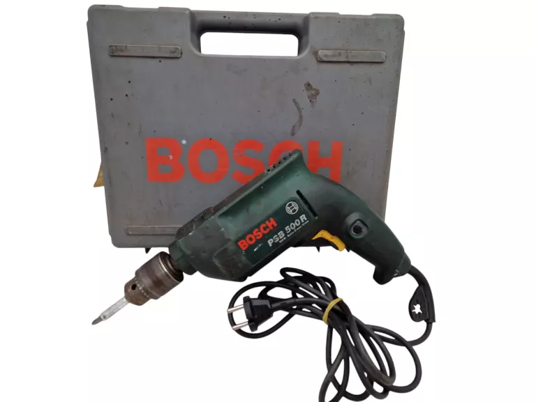 WIERTARKA UDAROWA BOSCH PSB 500R 500W + WALIZKA