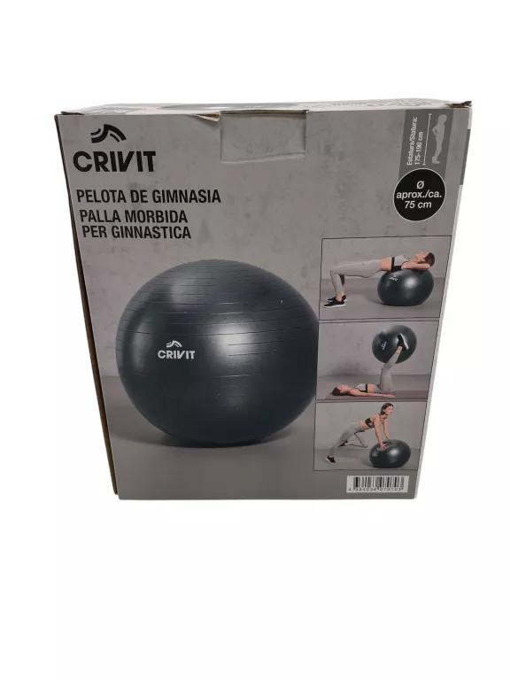 FITNESS PIŁKA GIMNASTYCZNA CRIVIT 75CM