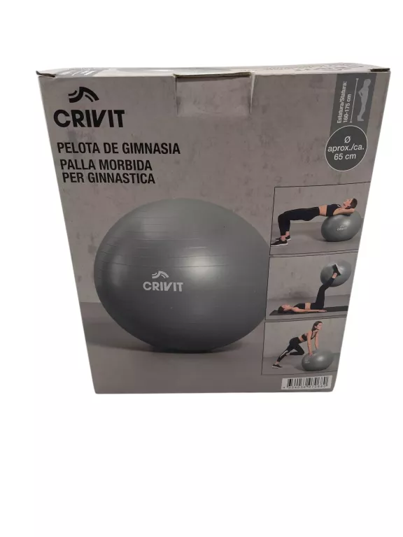 FITNESS PIŁKA GIMNASTYCZNA CRIVIT 65CM
