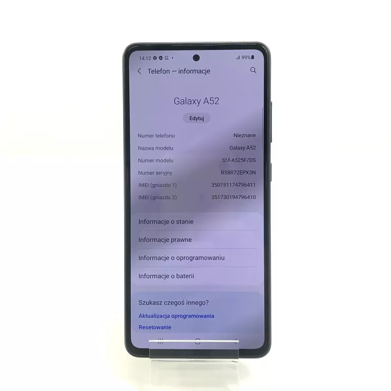 TELEFON SAMSUNG GALAXY A52 6/128 GB BLACK