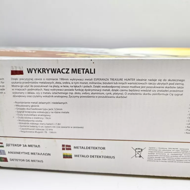 WYKRYWACZ METALU TREASURE HUNTER EOD001 ESPERANZA