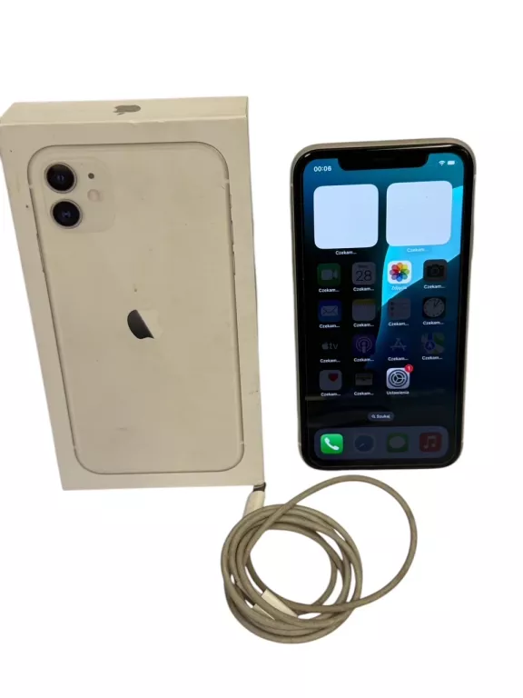 TELEFON IPHONE 11 64GB BAT. 85% KOMPLET TANIO!