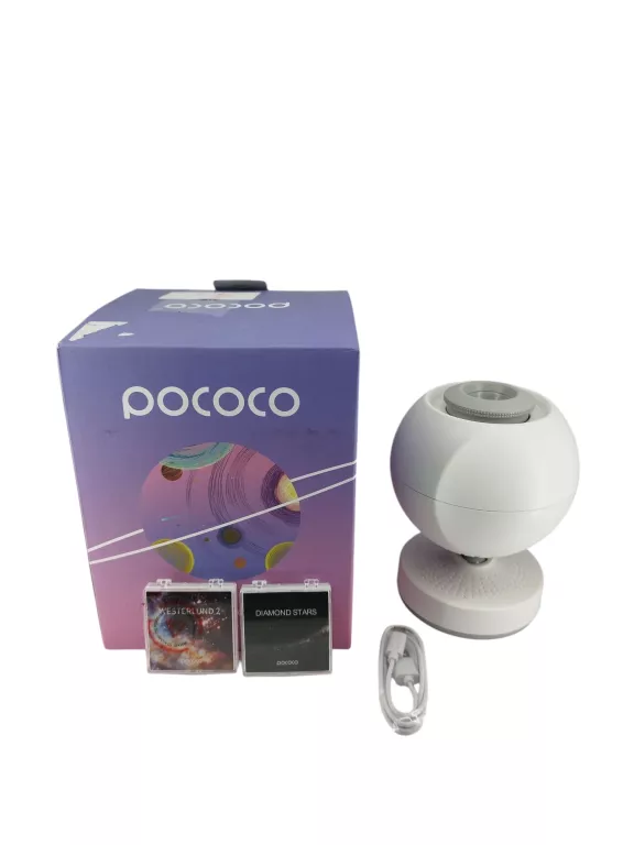 PROJEKTOR GWIAZD POCOCO RUCHOMY PLANETARIUM LAMPKA NOCNA RZUTNIK DLA DZIEC